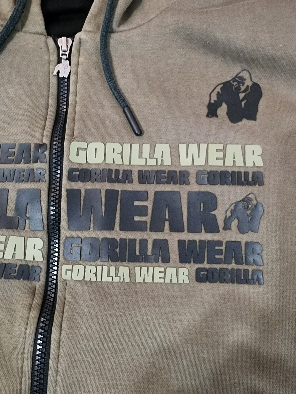 Gorilla Wear Bowie Mesh Zipped Hoodie - Picture 4 of 11